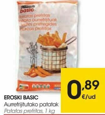 Eroski Eroski basic patatas prefritas oferta