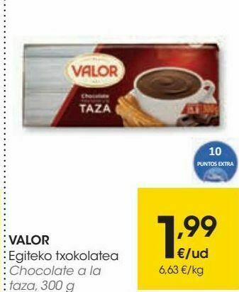 Eroski Valor chocolate a la taza oferta