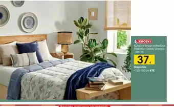 Eroski Edredón coral/sherpa 90 cm eroski oferta
