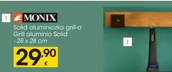 Eroski Grill aluminio 28 x 28 cm monix oferta