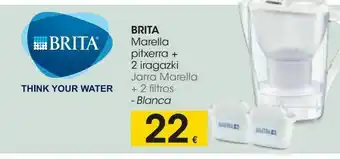 Eroski Jarra marella + 2 filtros blanca brita oferta