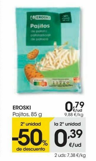 Eroski Eroski pajitos oferta