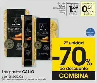 Eroski Gallo spaguettini al huevo oferta