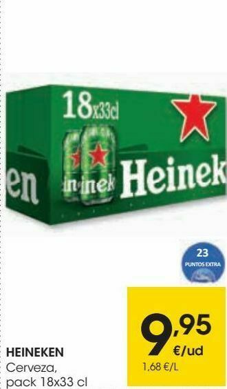 Eroski Heineken cerveza oferta