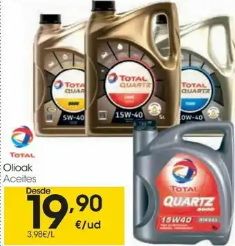 Eroski Aceites total oferta