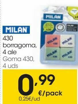 Eroski Milan goma 430 oferta