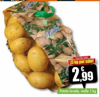Unide Supermercados Patata lavada oferta
