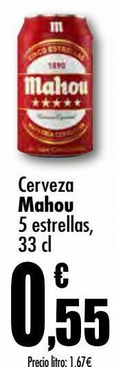 Unide Supermercados Cerveza mahou oferta