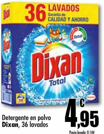 Unide Supermercados Detergente en polvo dixan oferta