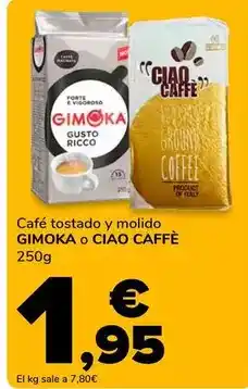 Supeco Gimoka/ciao caffè oferta