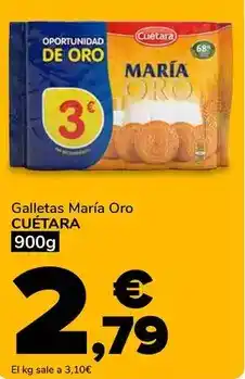 Supeco Cuétara - galletas maría oro oferta