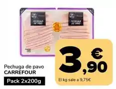 Supeco Carrefour - pechuga de pavo oferta