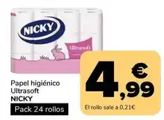 Supeco Nicky - papel higiénico ultrasoft oferta