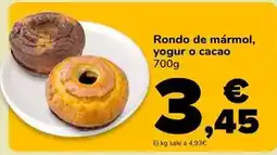 Supeco Rondo de mármol yogur o cacao oferta