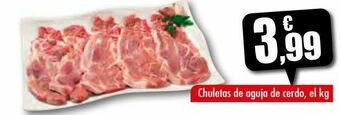 Unide Supermercados Chuletas de aguja de cerdo oferta