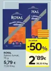 Caprabo Royal - salmó fumat oferta