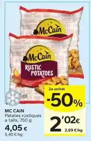 Caprabo Mccain - patates rústiques a talls oferta