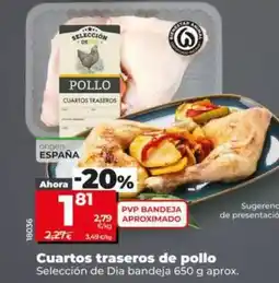 Dia Seleccion de dia - cuartos traseros de pollo oferta