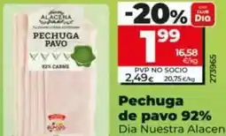 Dia Dia nuestra alacena - pechuga de pavo 92% oferta