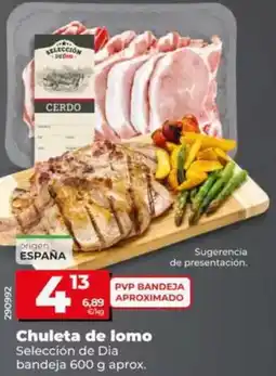 Dia Seleccion de dia - chuleta de lomo oferta