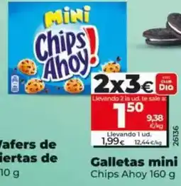 Dia Chips ahoy - galletas mini oferta