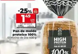 Dia El molino de dia - pan de molde proteico 100% oferta