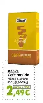 Hiper Usera Toscaf - cafe molido oferta