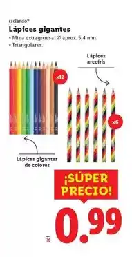 Crelando - lápices gigantes