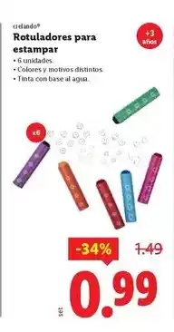 Ocine Crelando - rotuladores para estampar oferta