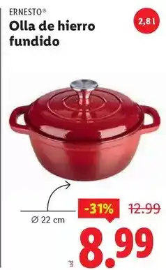 Ocine Ernesto - olla de hierro fundido oferta