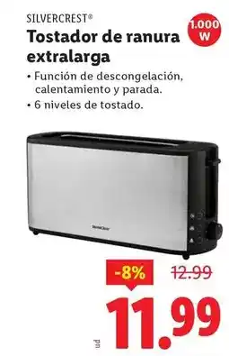 Ocine Silvercrest - tostador de ranura extralarga oferta