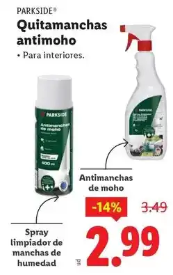 Ocine Parkside - quitamanchas antimoho oferta