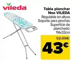 Carrefour Vileda - tabla planchar neo oferta