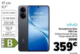 Carrefour Vivó - smartphone libre v60 lite oferta
