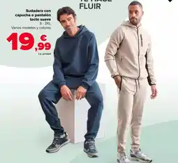 Carrefour Sudadera con capucha o pantalon tacto suave oferta