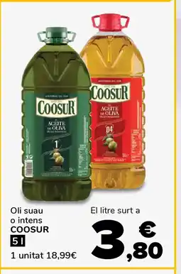Supeco Coosur oli suau o intens coosur oferta