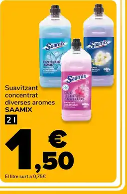 Supeco SAAMIX Suavitzant concentrat diverses aromes oferta