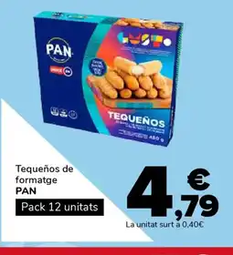 Supeco PAN Tequeños de formatge oferta
