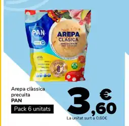 Supeco PAN Arepa clàssica precuita oferta