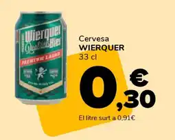 Supeco WIERQUER Cervesa oferta