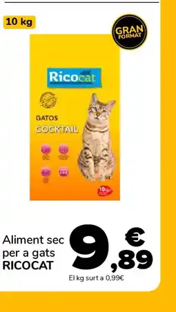 Supeco RICOCAT Aliment sec per a gats oferta