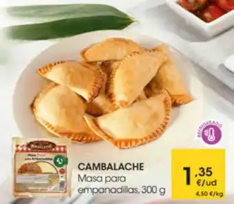 Eroski Masa para empanadillas cambalache oferta