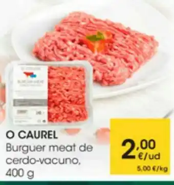 Eroski Burguer meat de cerdo-vacuno o caurel oferta