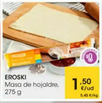 Eroski Masa de hojaldre eroski oferta