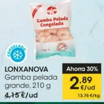 Eroski Gamba pelada grande lonxanova oferta