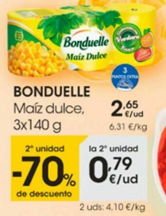Eroski Maíz dulce bonduelle oferta