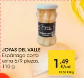 Eroski Espárrago corto joyas del valle oferta
