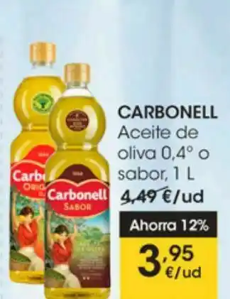 Eroski Aceite de oliva 0,4º o sabor carbonell oferta