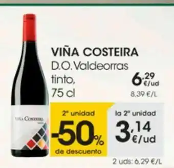 Eroski D.o valdeorras tinto viña costeira oferta