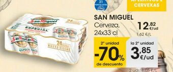 Eroski Cerveza san miguel oferta